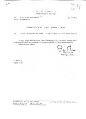 bakancevabi karaahmetoglu